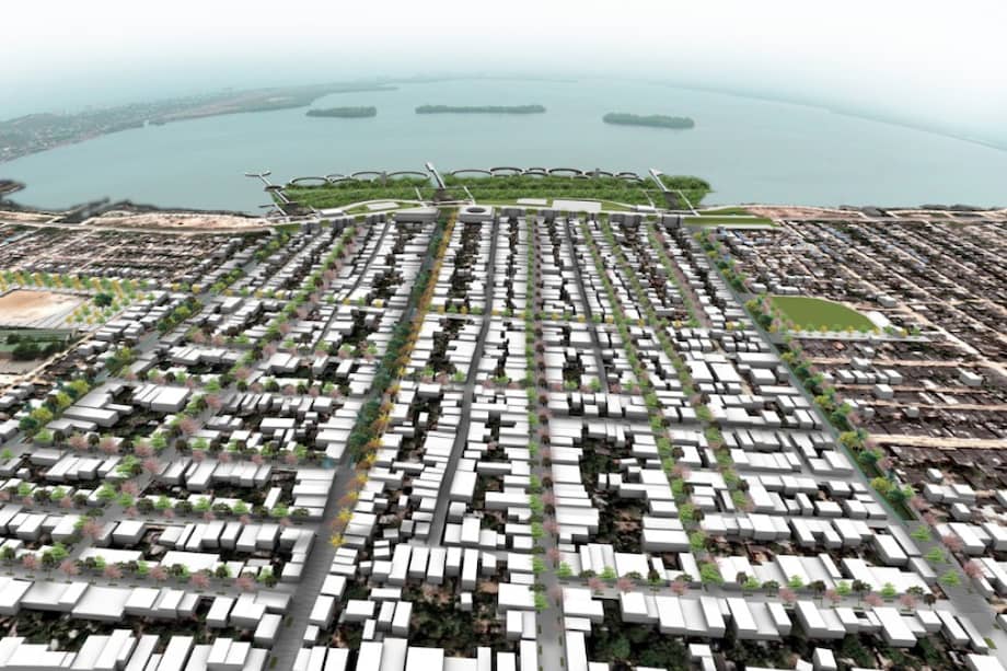 Así quedaría el barrio Boston en Cartagena. / Tomada de Bermudez Arquitectos.