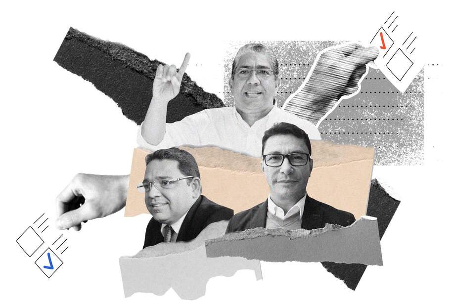 Rafael Noya (arriba) fue parte del movimiento Fuerza Ciudadana de Carlos Caicedo (derecha).