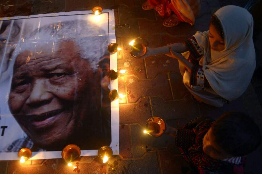 Nelson Mandela estuvo preso 27 años. Murió en 2013. / AFP