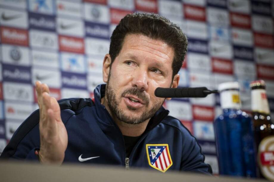 Diego Simeone, técnico del Atlético de Madrid. Foto: EFE