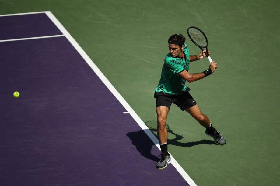 Roger Federer avanzó a octavos de final del Masters 1.000 de Miami. / AFP