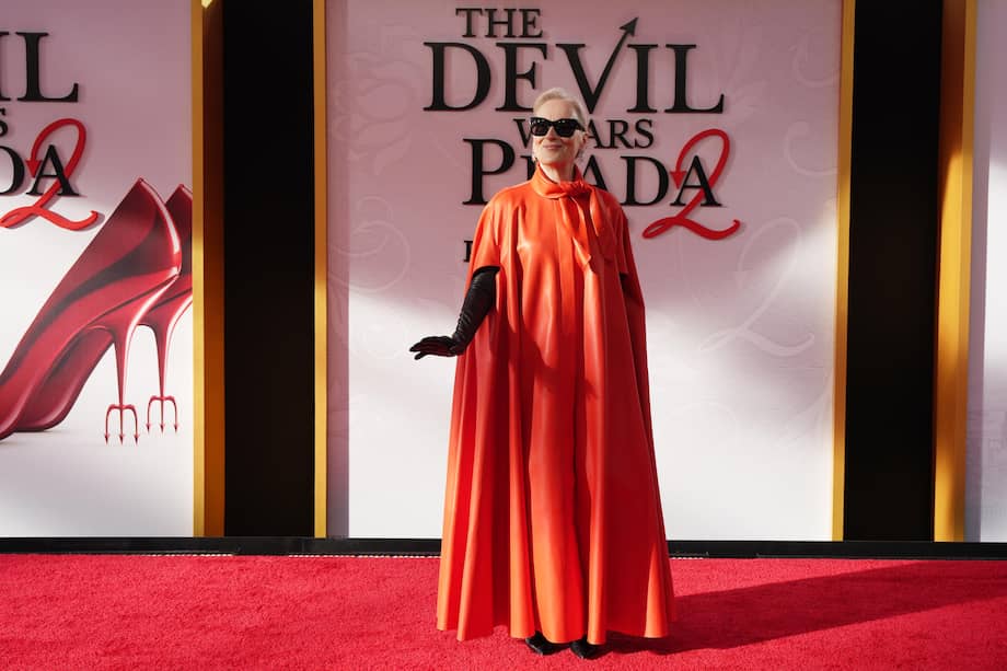 La actriz Meryl Streep posa durante el estreno de la icónica película ‘El diablo viste de Prada 2’ este lunes, en el Lincoln Center de Nueva York (EE.UU.). / EFE/ Octavio Guzmán