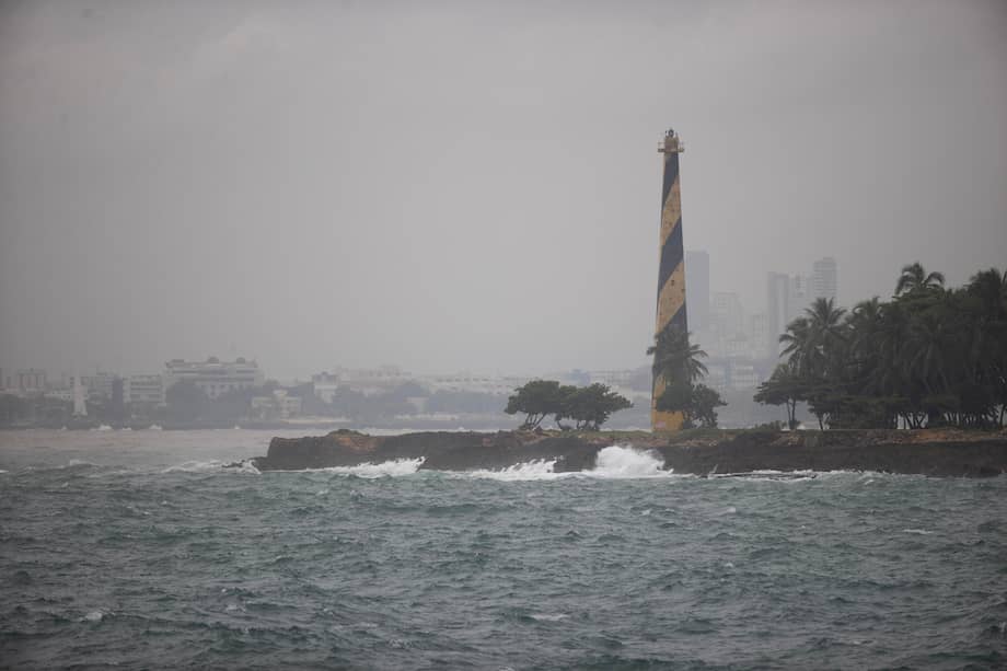 Así se vio el paso del huracán Melissa por Santo Domingo, República Dominicana.