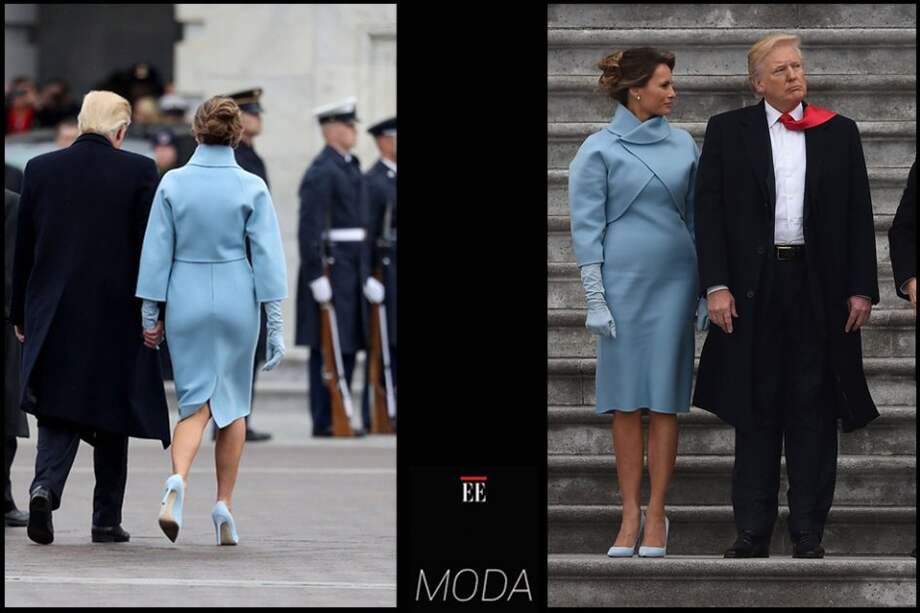 ¿Quién vistió a Melania Trump para la ceremonia de posesión de Donald Trump?