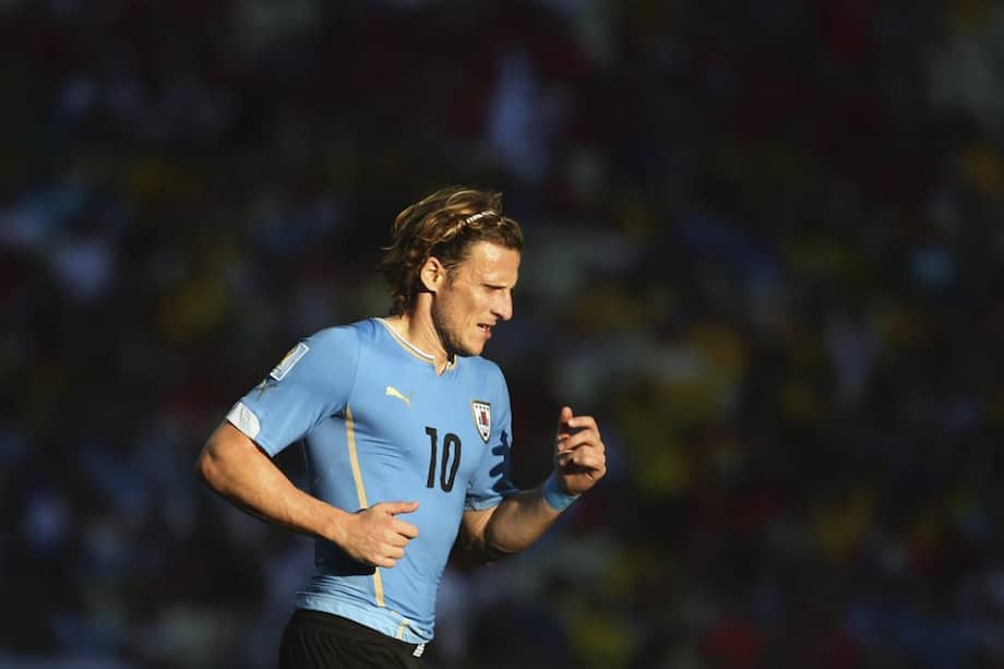 Diego Forlán le dijo adiós a la selección de Uruguay. Foto: AFP
