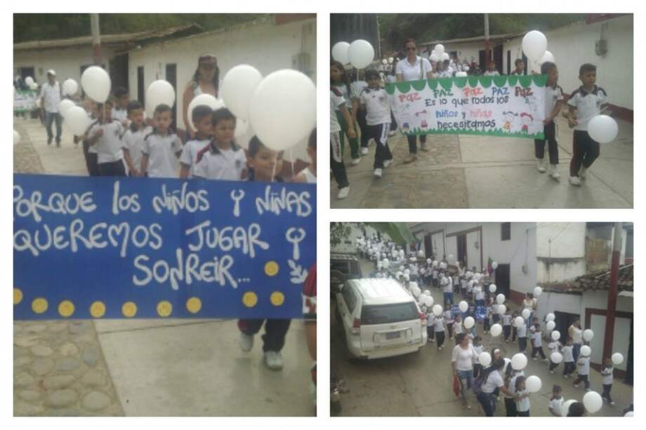 Así fueron las marchas por la paz en el Catatumbo