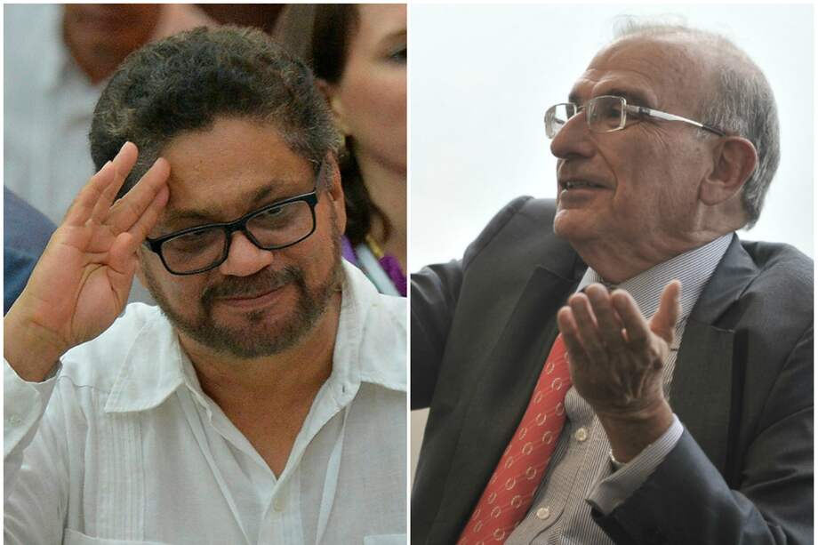 Márquez fue jefe de la delegación de paz de la guerrilla en La Habana, y de La Calle ejerció el mismo rol de plenipotenciario en representación del gobierno del expresidente Juan Manuel Santos. / Archivo