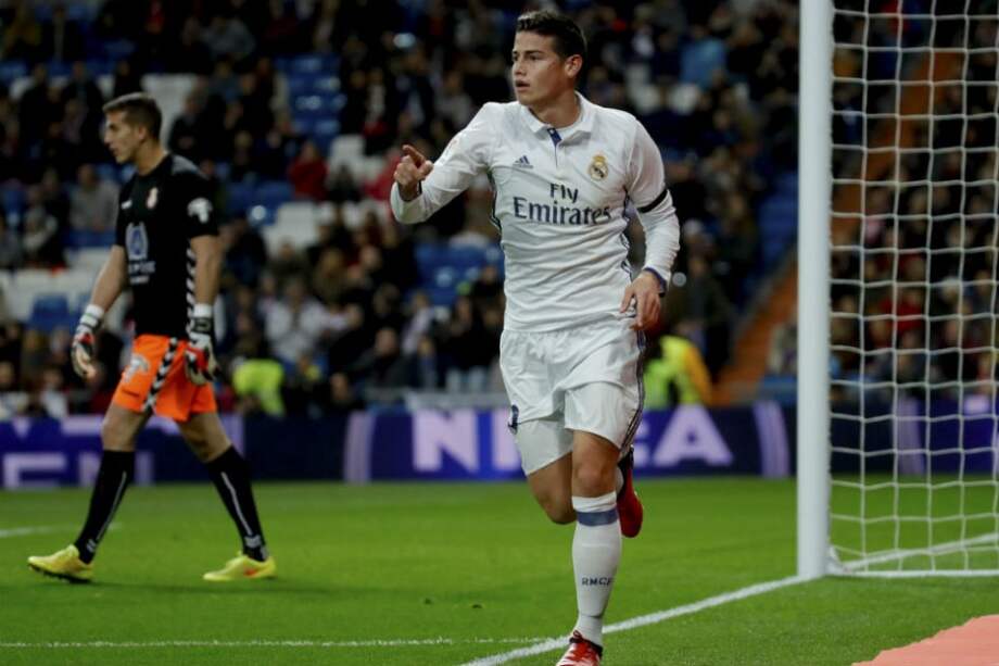 James Rodríguez, mediocampista del Real Madrid. Foto: EFE