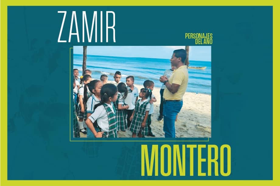 Zamir Montero es docente en la IED John F. Kennedy, en Fundación (Magdalena).