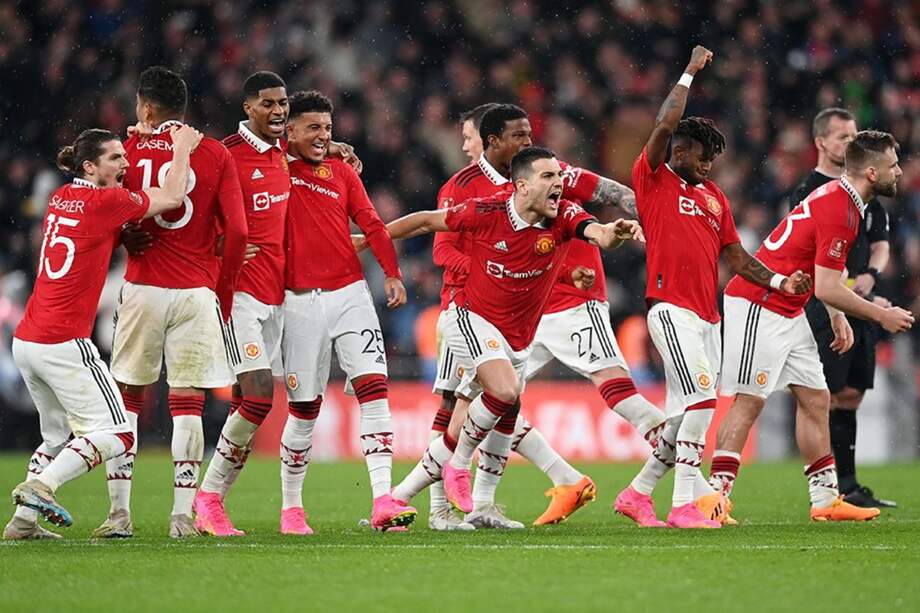 Los jugadores del Manchester City jugarán su segunda final esta temporada.