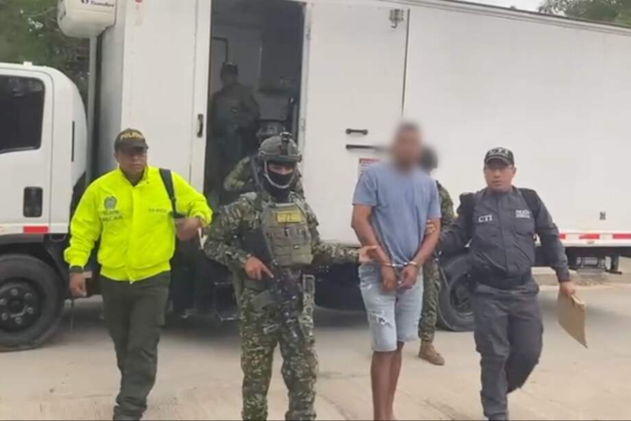 Captura de uno de los integrantes de “Los Bonnclyde”.