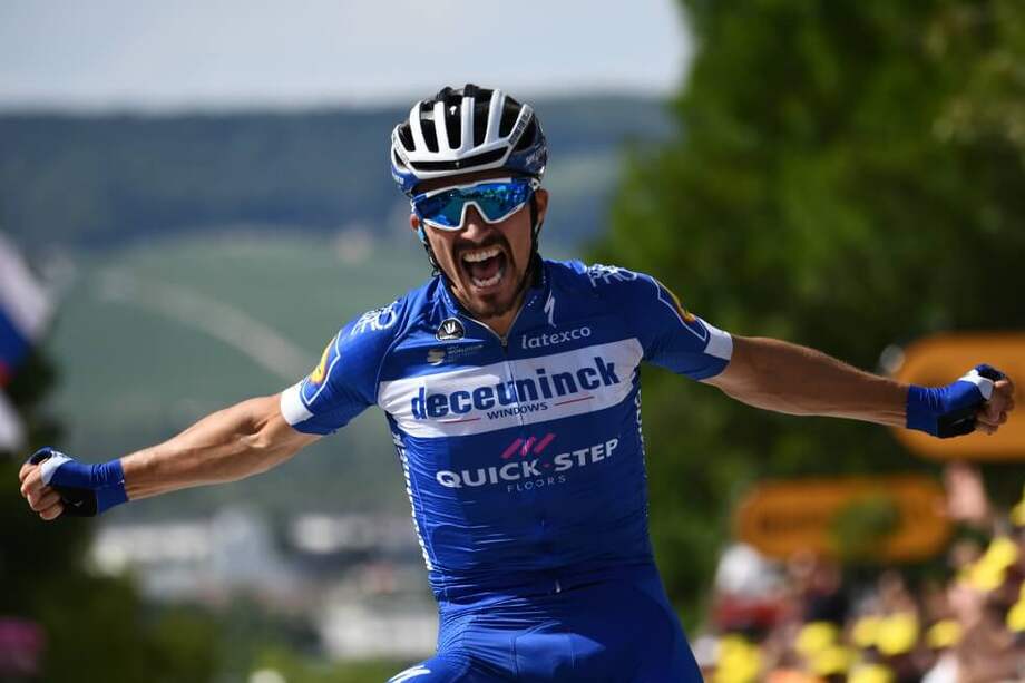 El francés Julian Alaphilippe ganó una etapa en la pasada edición del Tour Colombia 2.1. / AFP