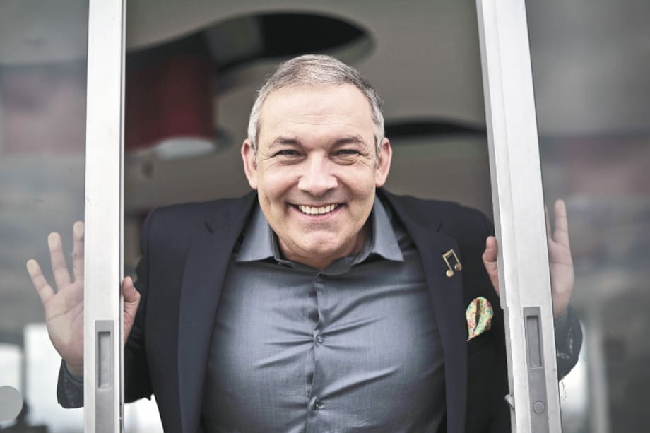 César Escola de ‘Yo me llamo’ es un hombre muy reservado pero sin duda está disfrutando mucho su papel como padre. Foto Óscar Pérez?Z