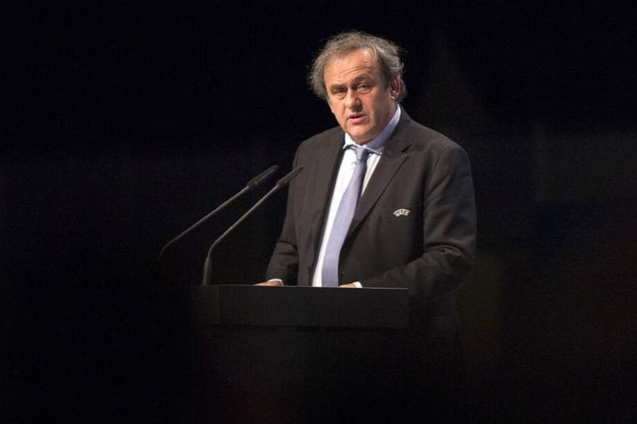 Michel Platini, presidente suspendido de la Uefa. Foto: AFP