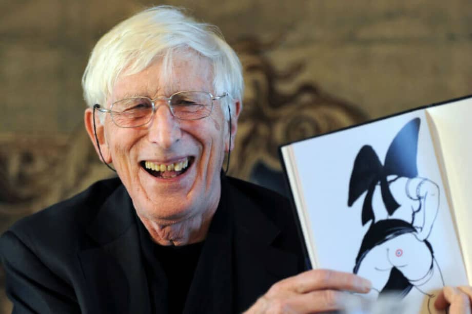 Tomi Ungerer se hizo famoso en todo el mundo con obras para niños, dibujos de temática erótica o satírica y carteles políticos. / AFP