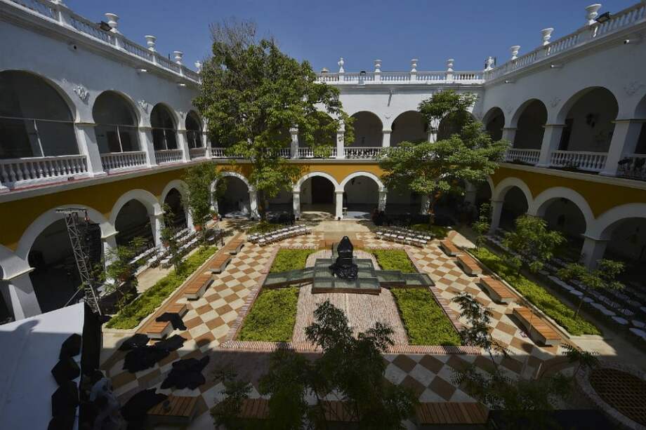 Convento La Merced, en donde reposarán las cenizas de Gabriel García Márquez./AFP