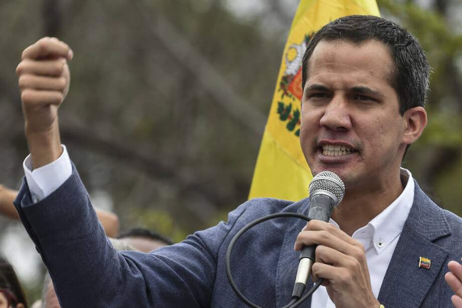 Juan Guaidó, presidente de la Asamblea Nacional de Venezuela. / AFP