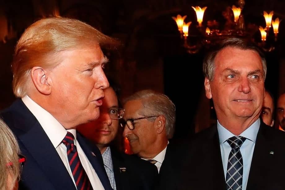 Jair Bolsonaro junto al presidente de Estados Unidos, Donald Trump. / EFE