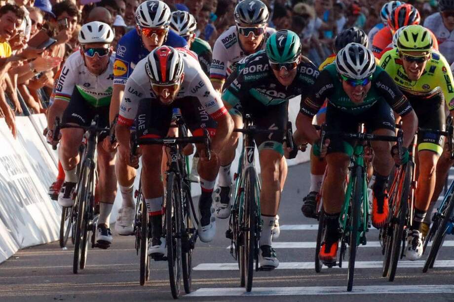 Fernando Gaviria logró su tercera victoria de la temporada. / Team Emirates