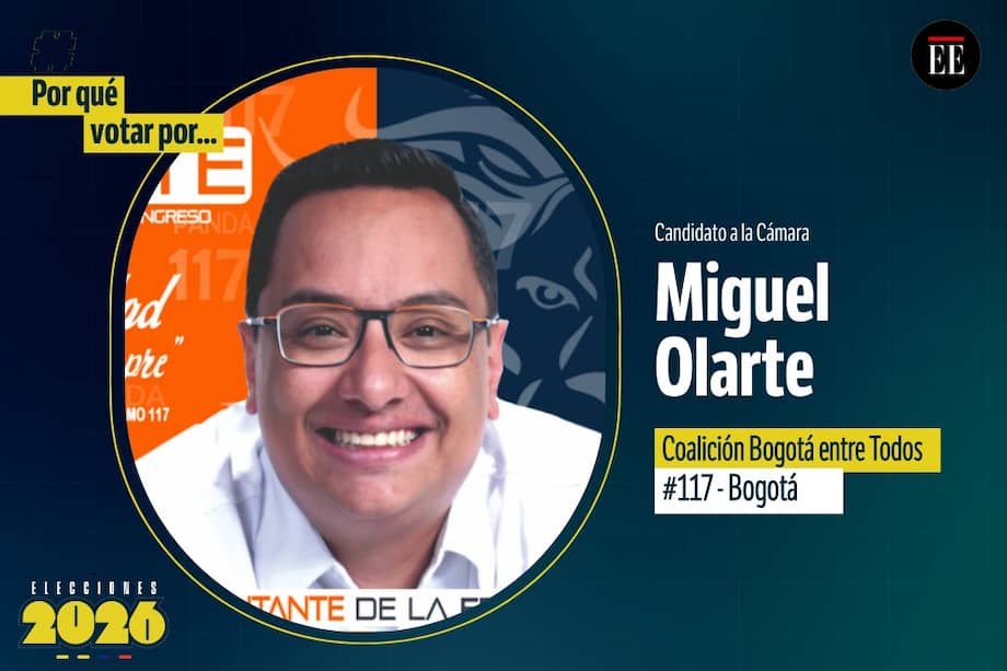 Candidato Miguel Olarte.