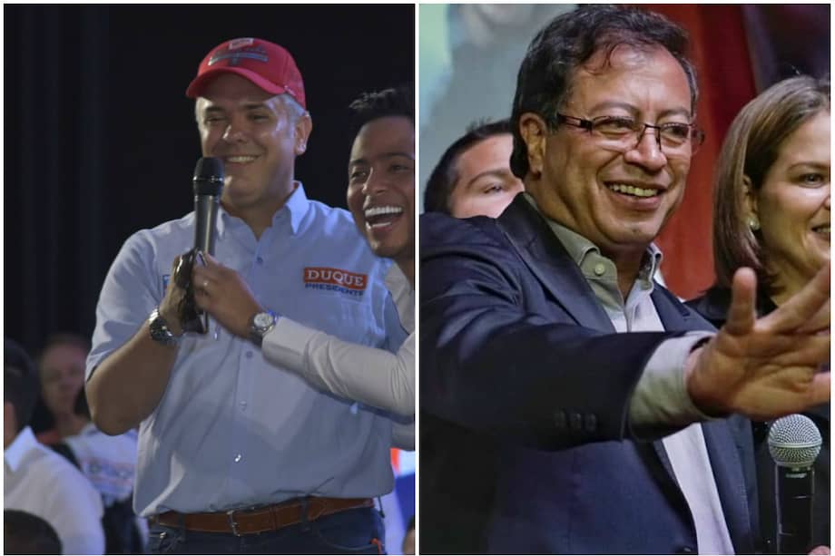 Según encuesta Datexco, Duque marcó 46,2% y Petro 40,2%
