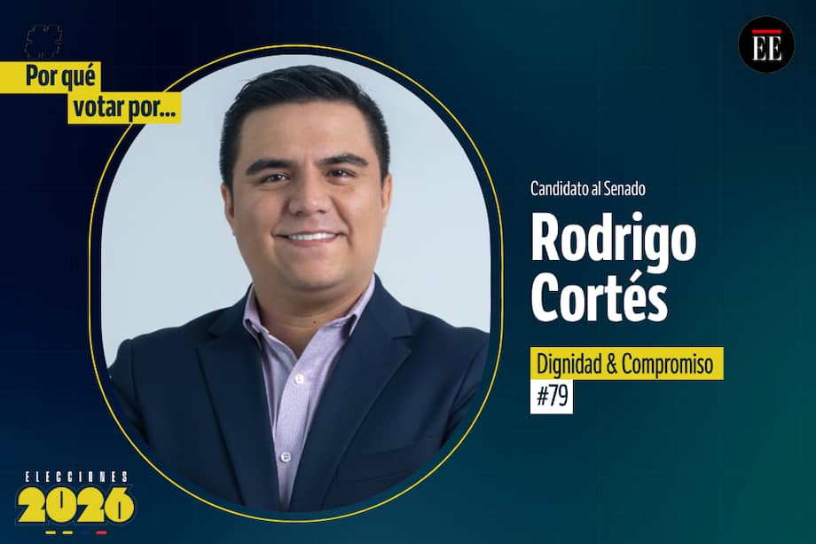 Por qué votar por Rodrigo Cortés, candidato al Senado