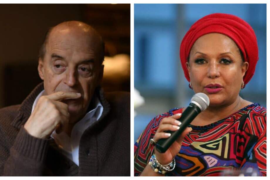 Álvaro Leyva y Piedad Córdoba. / Archivo El Espectador