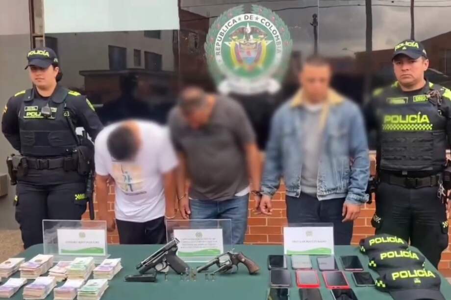 128 millones de pesos fueron recuperados por la Policía.