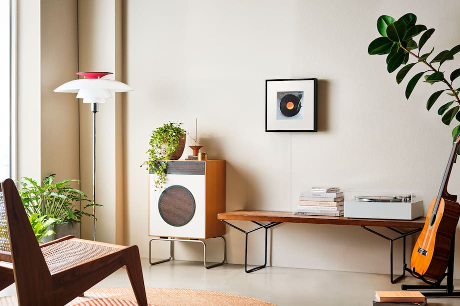 Con el Music Frame de Samsung, un cuadro que se convierte en parlante, puedes disfrutar de la música y el arte al mismo tiempo.