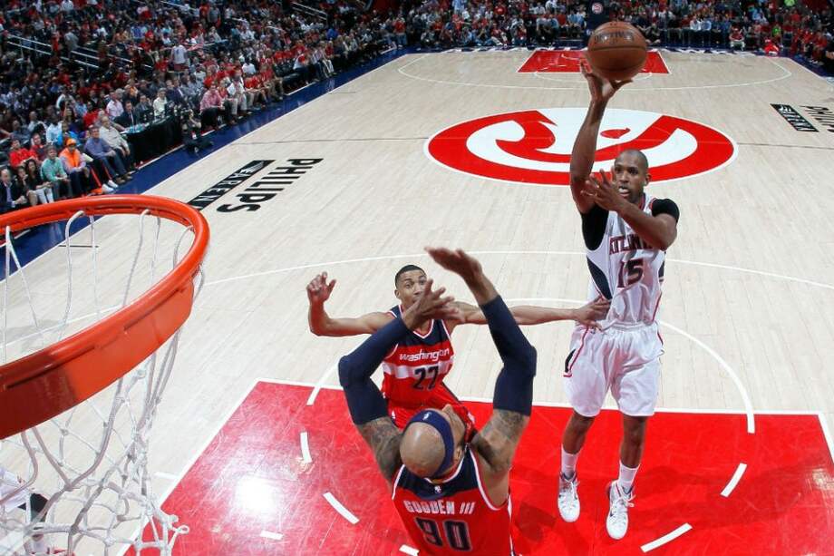 Al Horford, una de las estrellas en la victoria de los Hawks. Foto: AFP