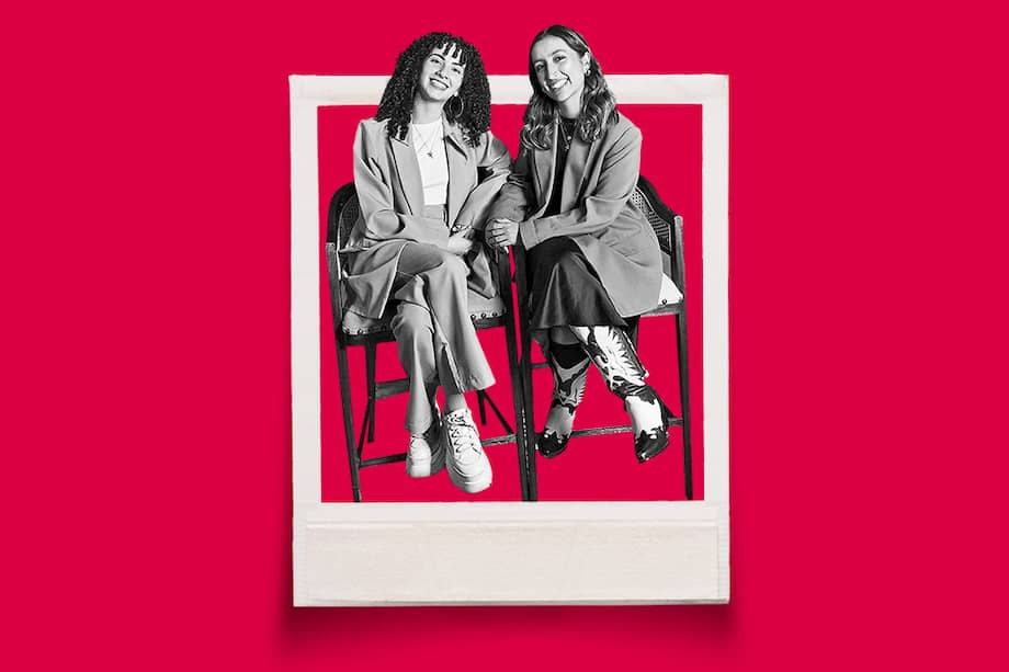 Valentina González (i) y Andrea García (d) crearon Feminario tras estudiar un pregrado y maestría en Economía.