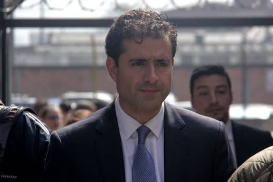 Francisco Uribe Noguera y su hermana Catalina, durante la audiencia de hoy en Paloquemao. / Cristian Garavito