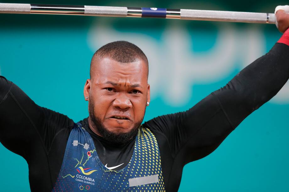 Jeison López, levantador de pesas colombiano.