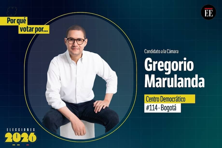 Gregorio Marulanda, candidato a la Cámara.