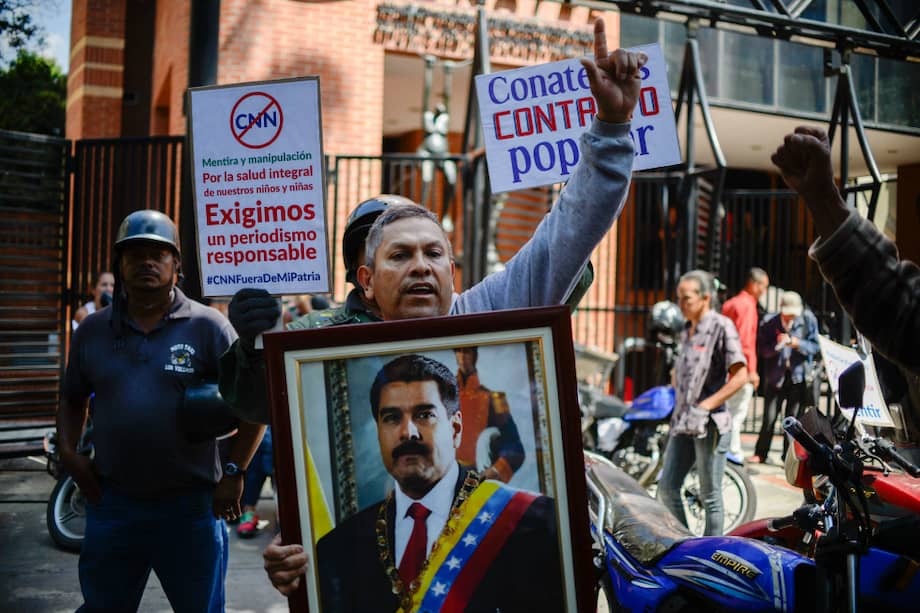Fotograma de la entrevista difundida por CNN.