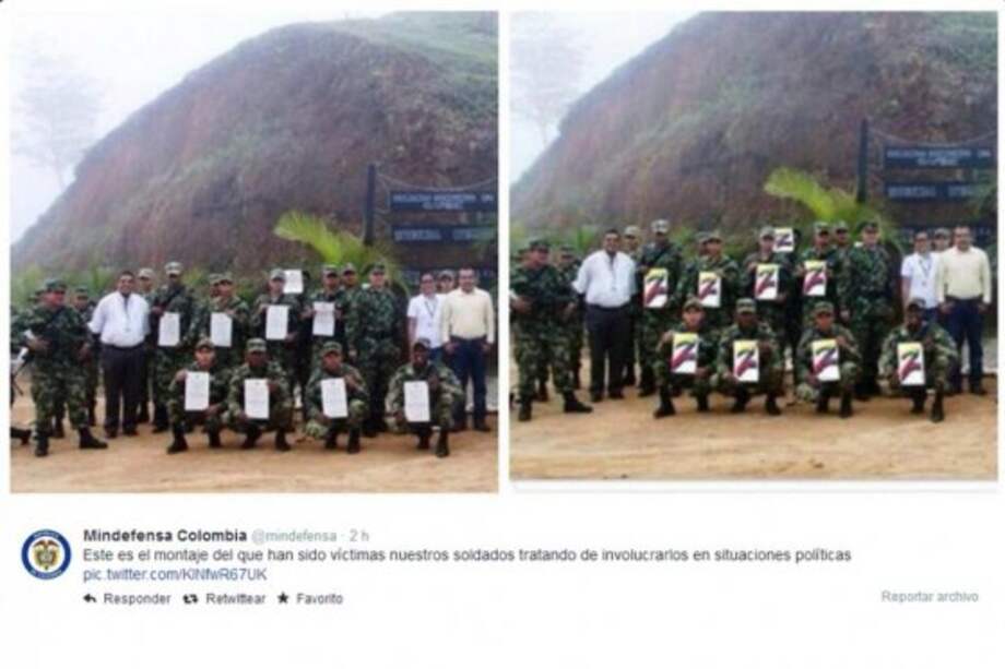 Óscar I. Zuluaga dice no estar detrás de foto-montaje denunciado por Mindefensa