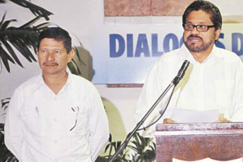 Fabián Ramírez junto a Iván Márquez, en los diálogos de paz de La Habana.x / Fabián Ramírez junto a Iván Márquez, en los diálogos de paz de La Habana.Archivo-El Espectador