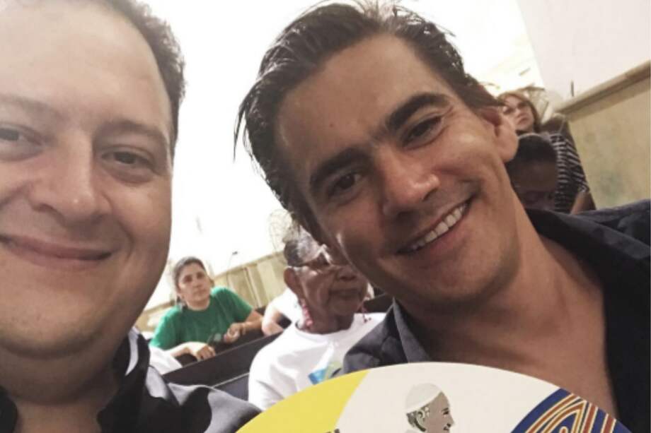 Juan Pablo Escobar Henao y Jorge Lara. / Instagram: @juanpabloescobarhenao