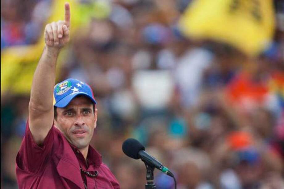 Henrique Capriles, líder de la oposición en Venezuela. Foto: EFE