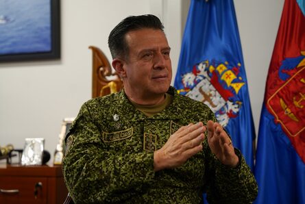 “Mantenemos la firmeza para trabajar con el Estado”: almirante Francisco Cubides