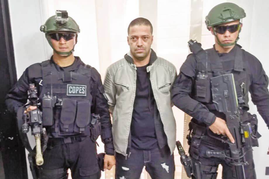 Juan Manuel Piedrahita, “Juancito”, señalado líder de la organización criminal Betania. / Policía Metropolita del Valle de Aburrá