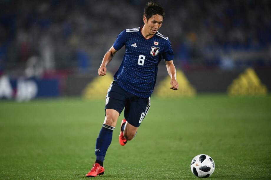 Haraguchi, mediocampista de la selección de Japón.