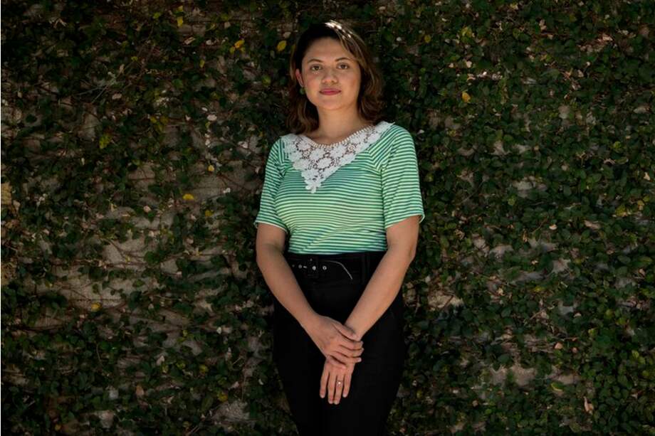 Francely Navarro, periodista, escritora y defensora de los derechos humanos, en Managua, Nicaragua.