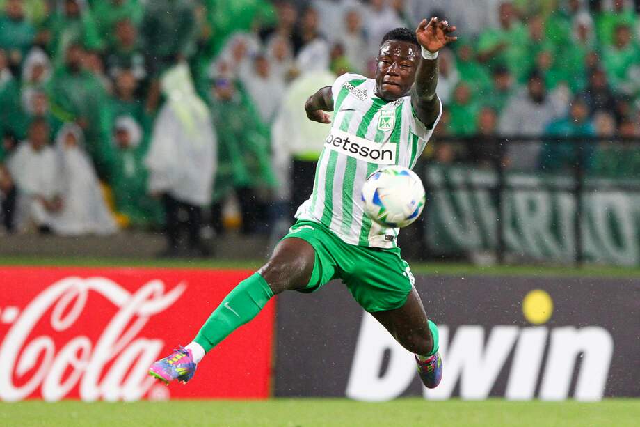 Marino Hinestroza, jugador de Atlético Nacional.