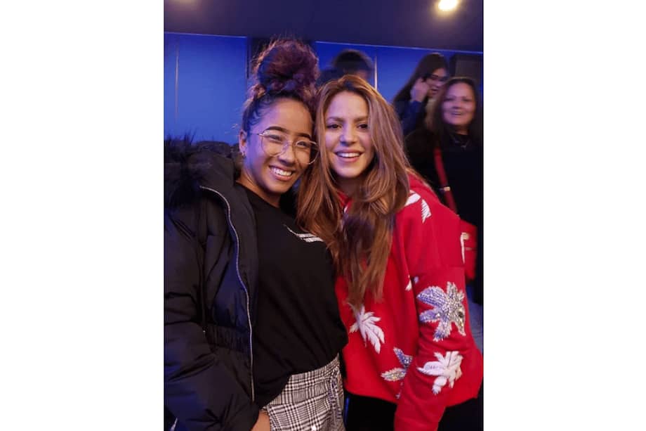 En la foto aparecen las dos barranquilleras. / Tomado de @diazlizdany