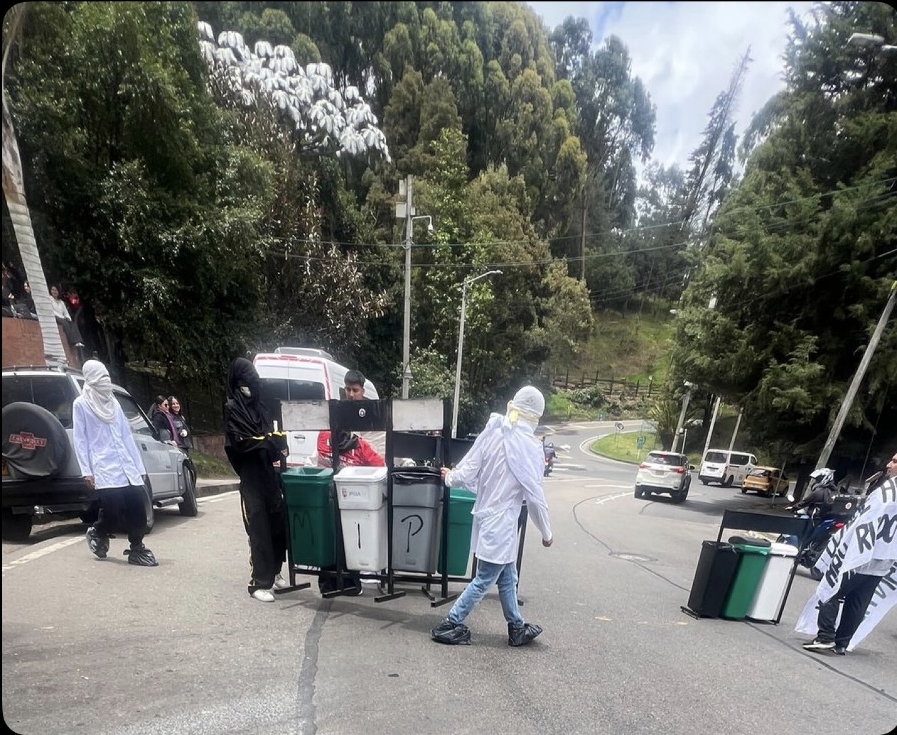 Movilidad hoy, 8 de septiembre: manifestaciones bloquean la avenida Circunvalar con calle 15