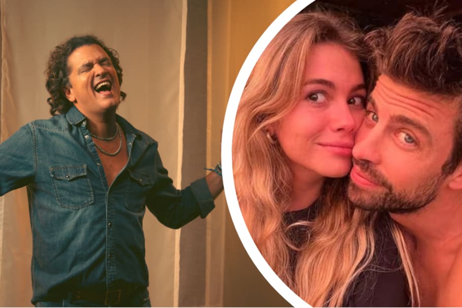 Carlos Vives, Piqué y Clara Chía.