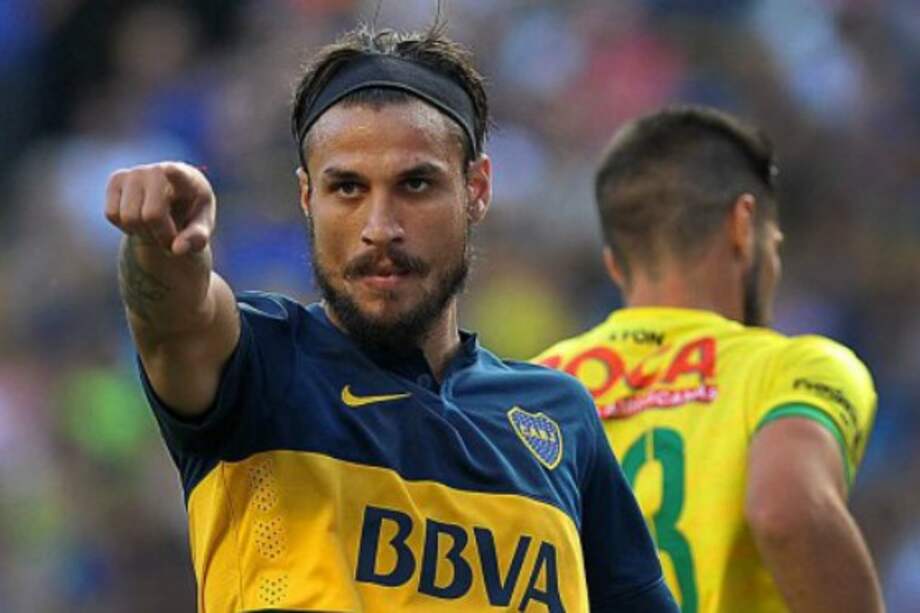 Daniel Osvaldo, exdelantero de Boca Juniors. Foto: AFP