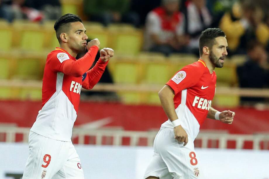 Falcao marcó en el triunfo del Mónaco frente al Angers. / AFP
