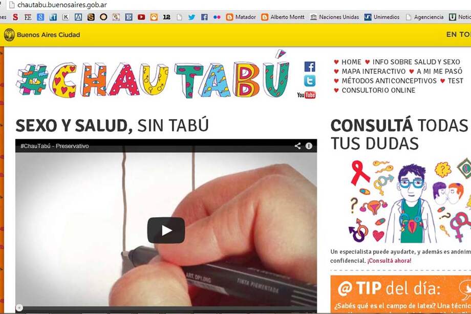 Imagen de la página web chautabu.buenosaires.gob.ar